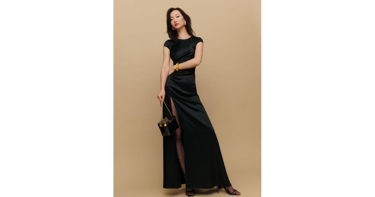 reformation birch silk dress Reformation Birch Silk Dress
