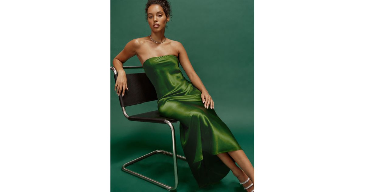 joanne silk dress reformation