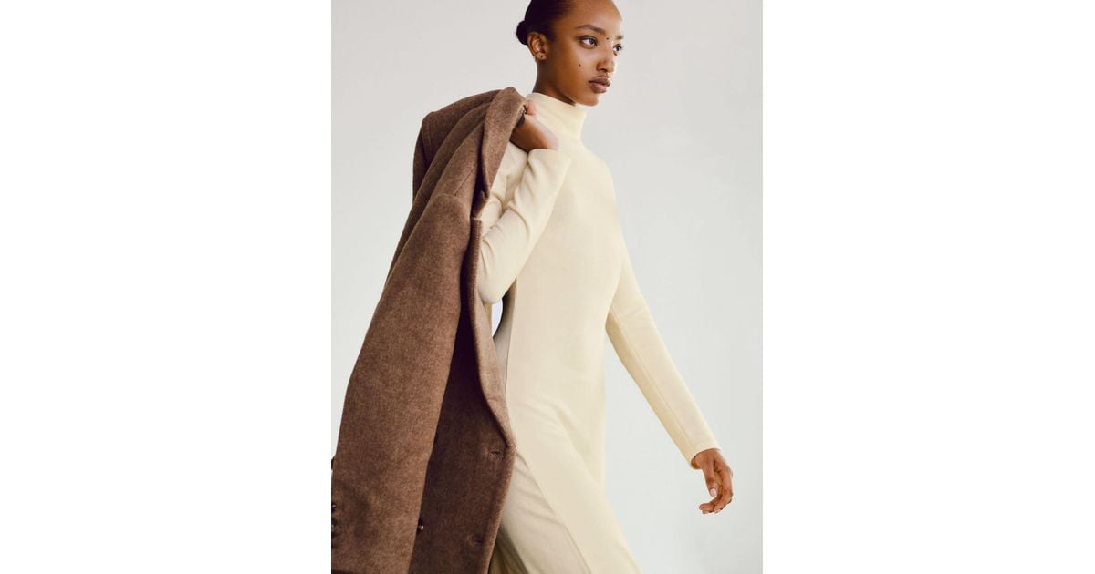 Reformation Cory Knit Dress in Brown | Lyst UK