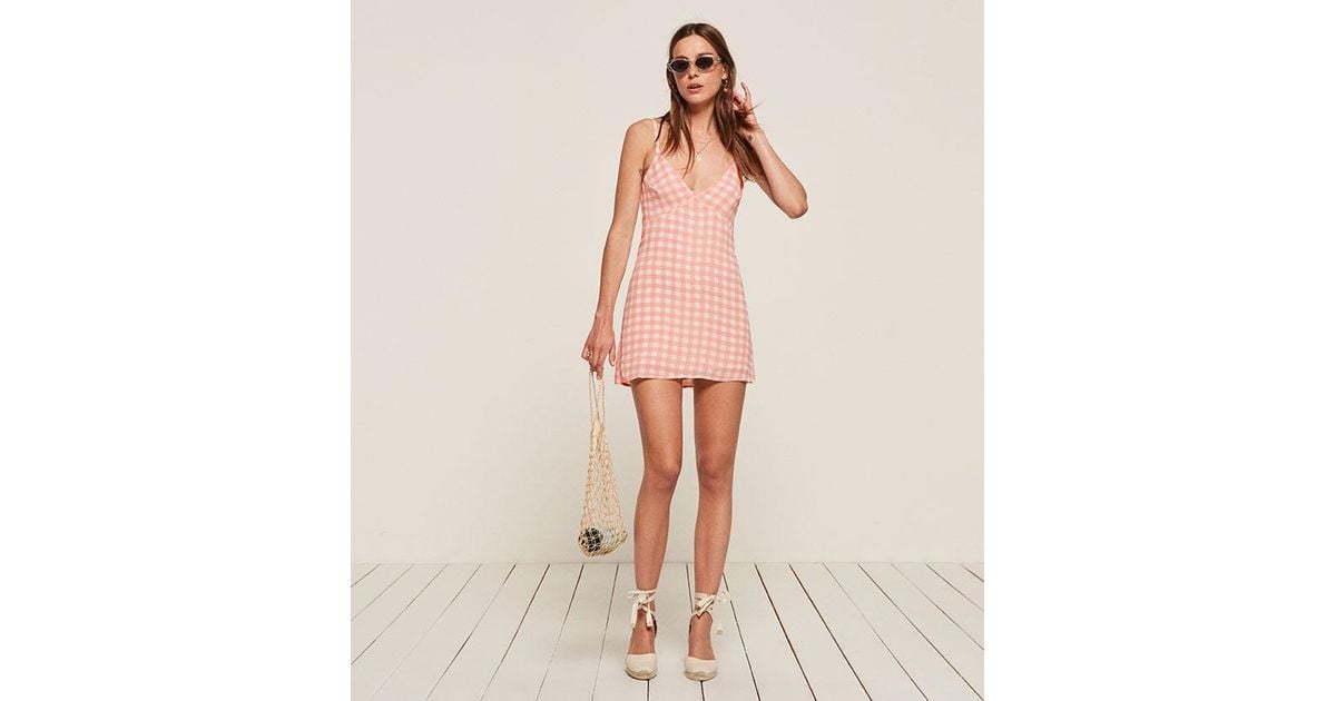 reformation brigitte dress