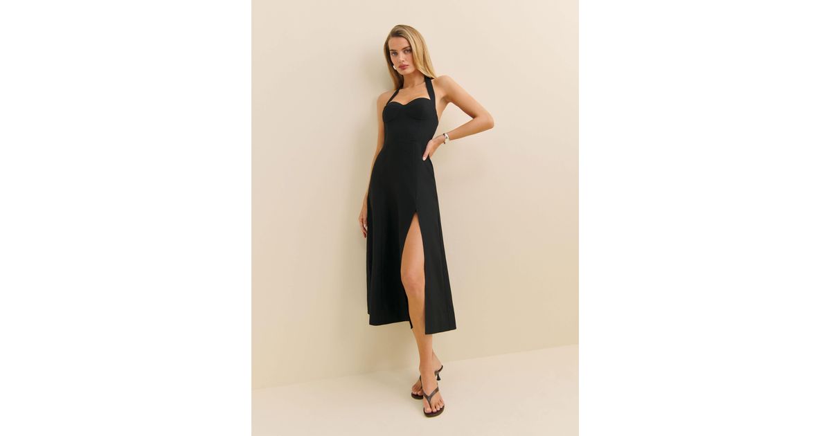 Reformation Tala Linen Dress 4 in Natural | Lyst