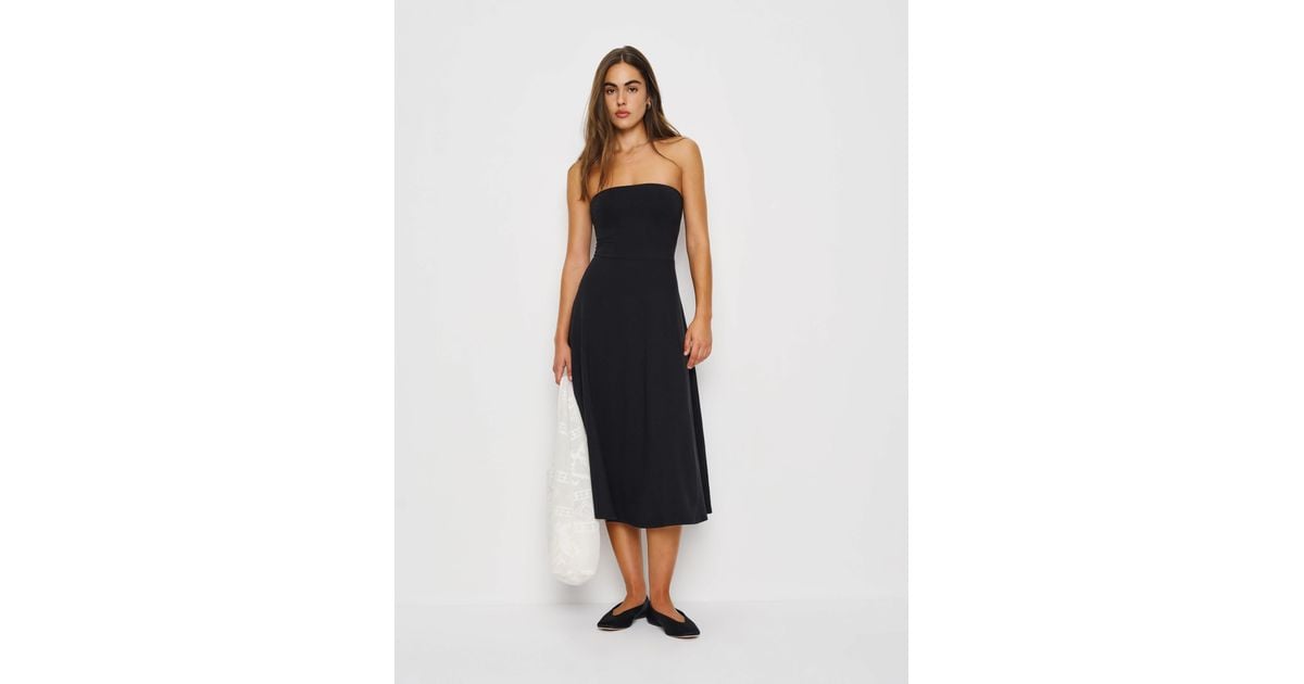 lora knit dress Reformation Lora Knit Dress in Blue