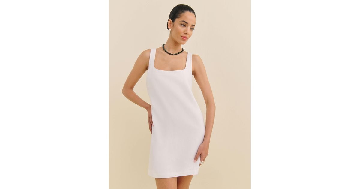 chinese dress ladies Sicily Linen Mini Dress  SOLA THE LABEL