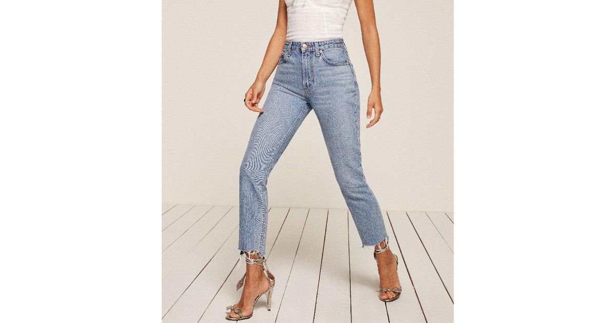 reformation crop jeans