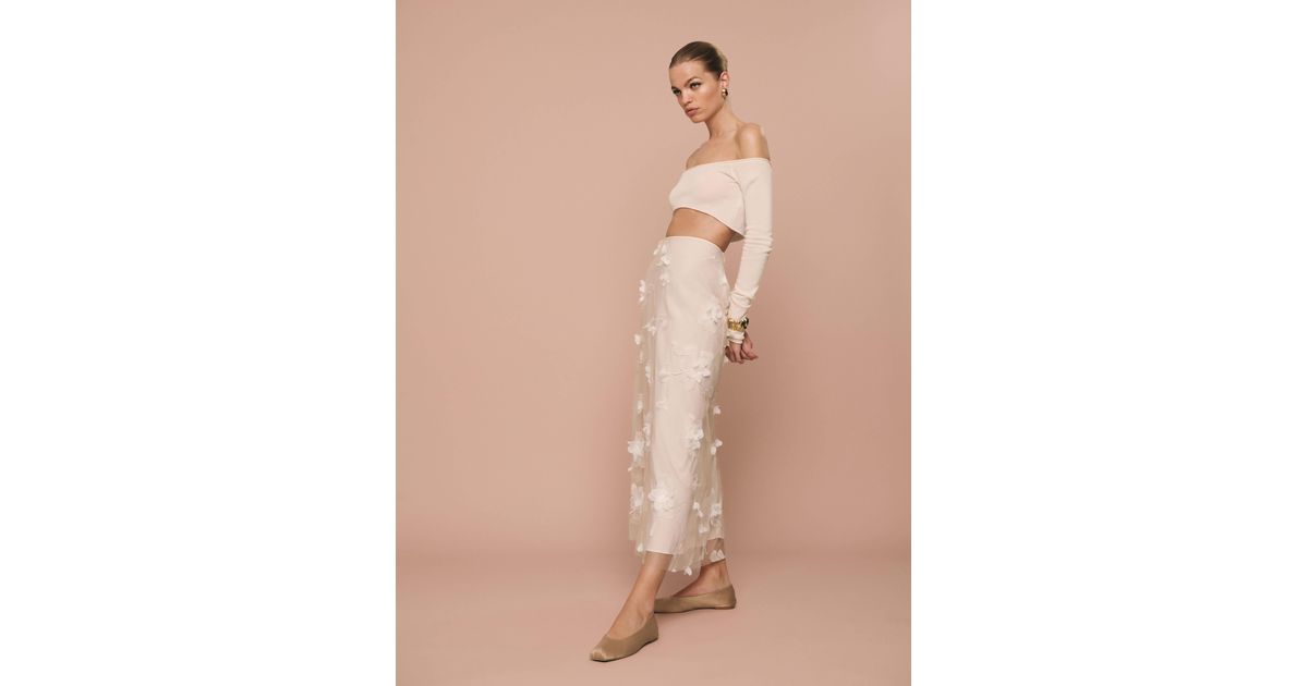 Reformation/Gabriella スカート reformation-Ivory-Floral-