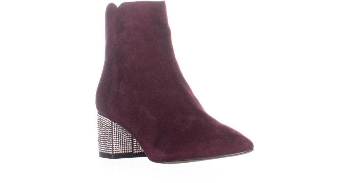 nine west velvet boots