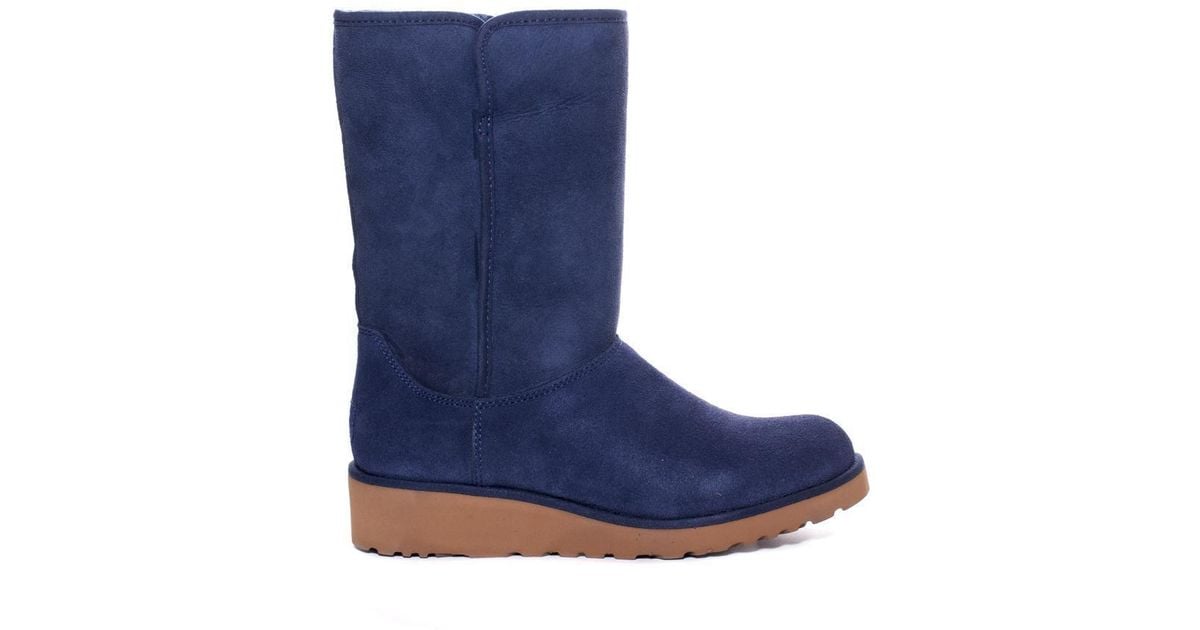 UGG Cashmere Amie Boot Navy in Blue - Lyst