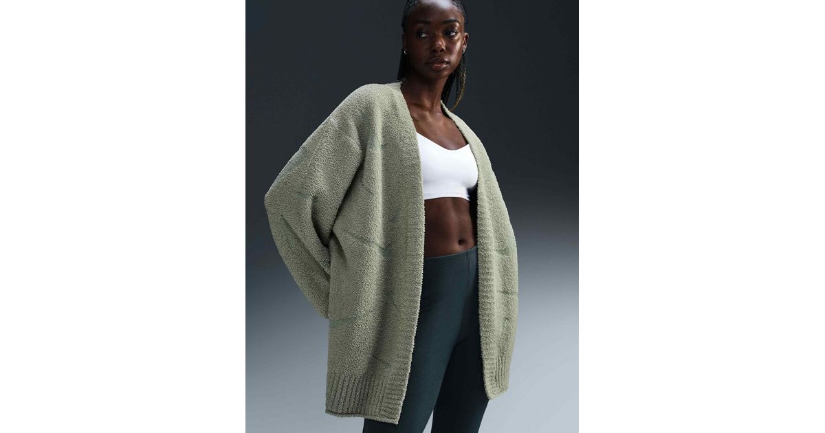 nike long cardigan