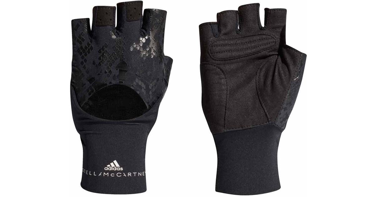 adidas By Stella McCartney Training Gloves in Black | Lyst UK