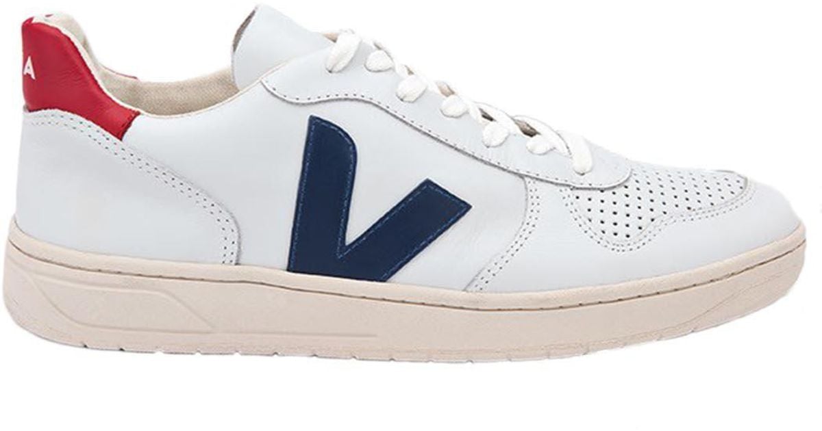 veja volley canvas sneaker in nautico pekin