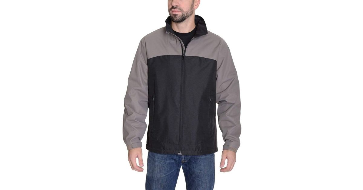 perry ellis dobby tech jacket