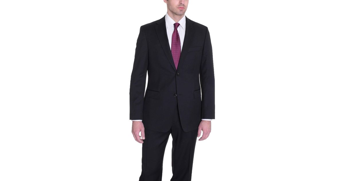 BOSS by HUGO BOSS Pasolini/movie Regular Fit Solid Super 100 Wool Two  Button Blazer Sportscoat in Black for Men | Lyst