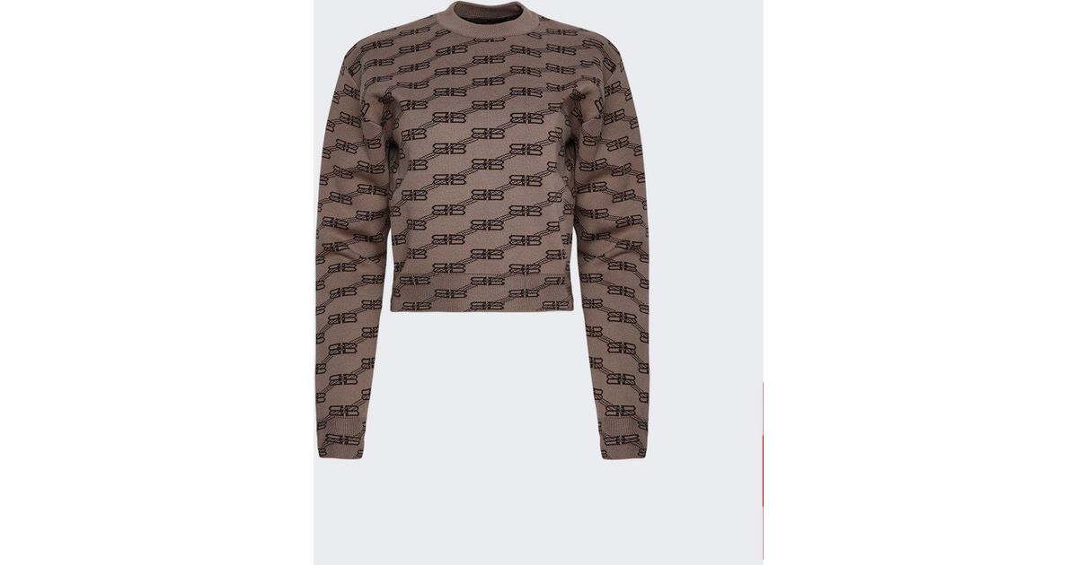balenciaga sweater beige