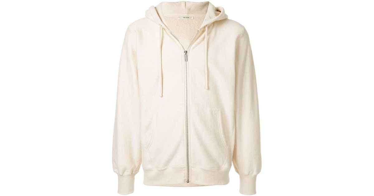 white cream hoodie