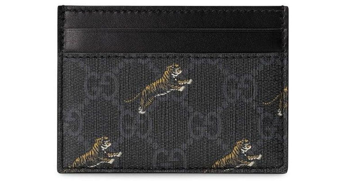 tiger print gucci wallet