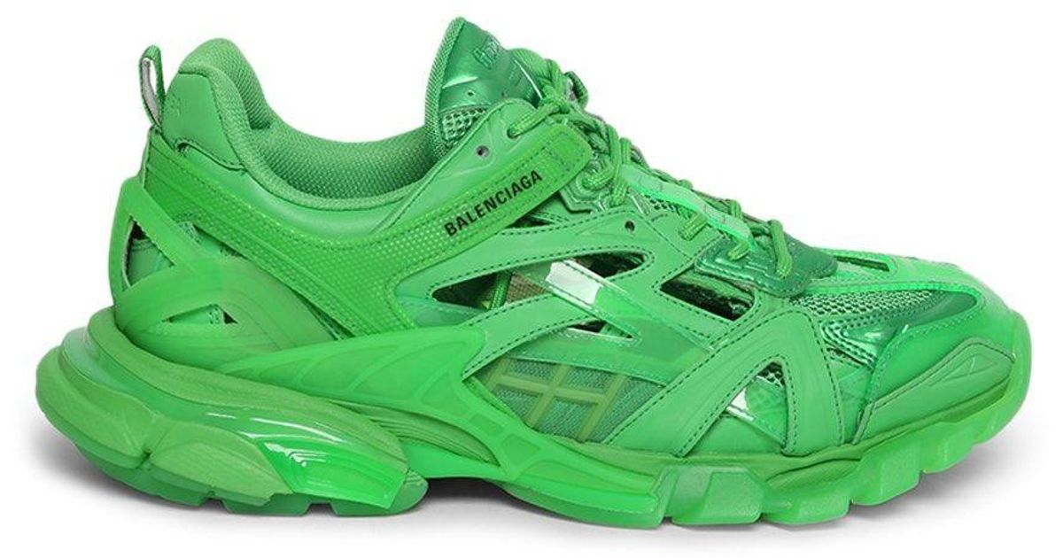 Balenciaga Track.2 Open Sneaker in Green for Men | Lyst