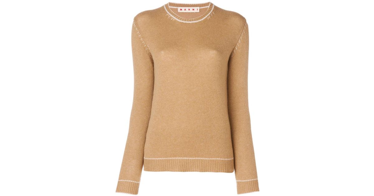 Marni Cashmere Fitted Sweater - Lyst