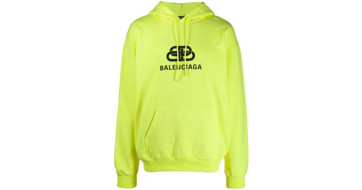 balenciaga hoodie neon