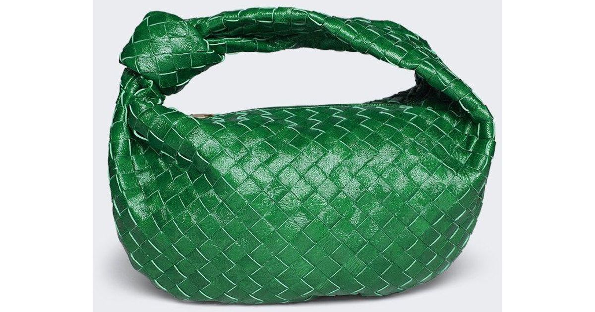 Bottega Teen Jodie Shoulder Bag in Green Lyst