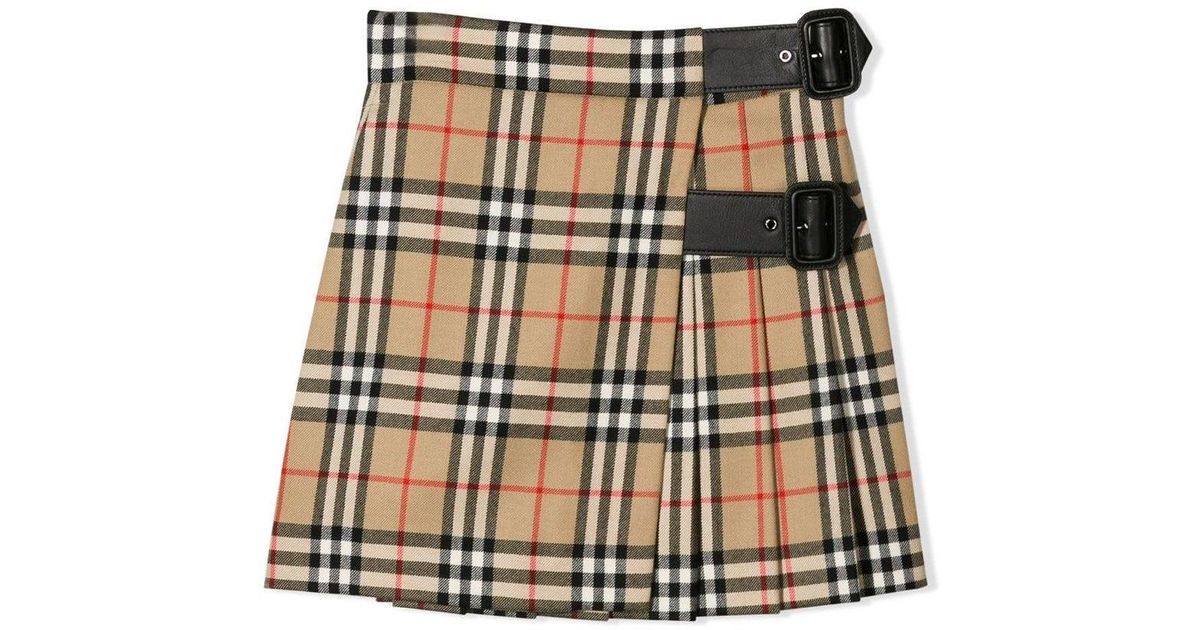 burberry wrap skirt