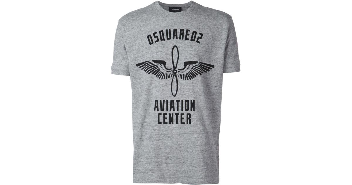 dsquared2 aviation centre t shirt