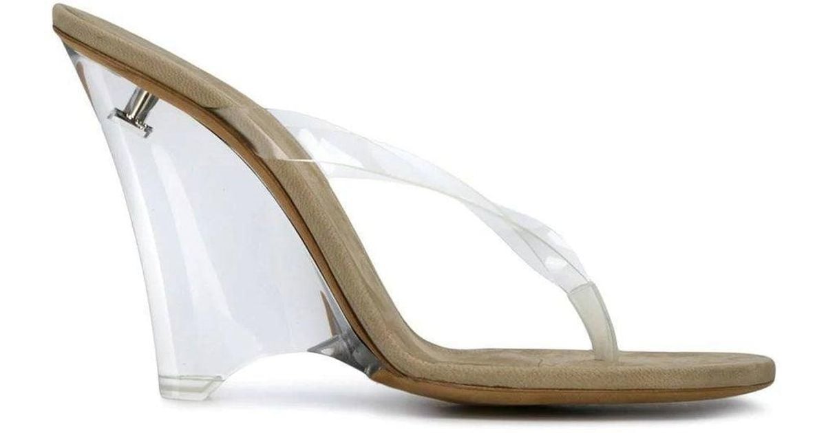 yeezy clear heels