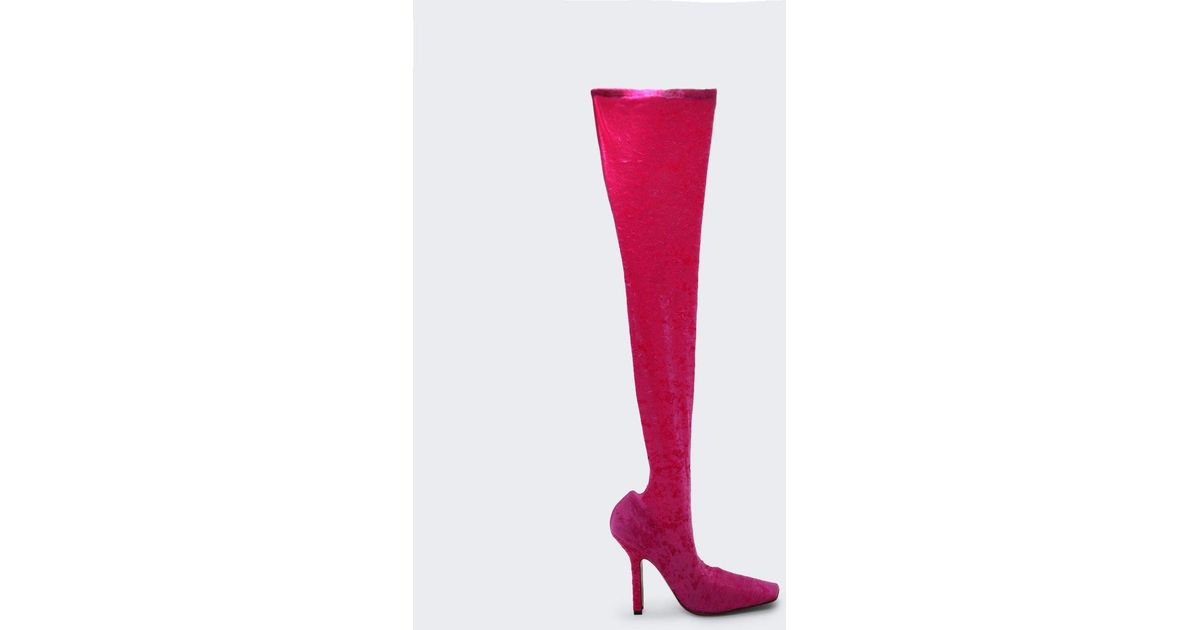 Vetements pink sock boots sale