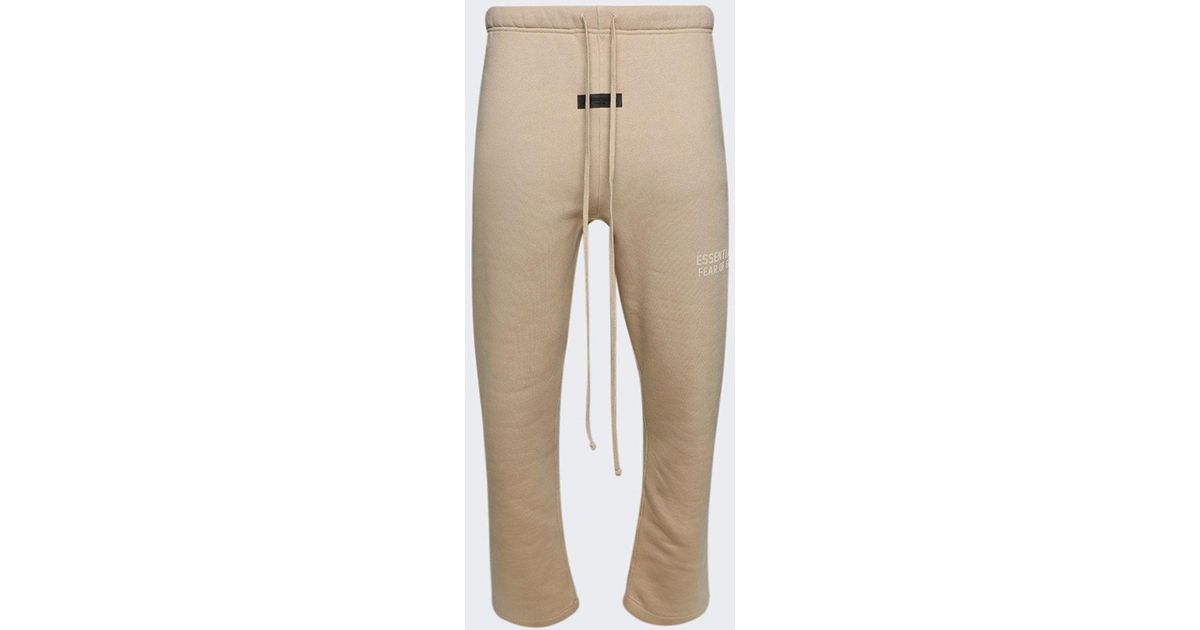 Fear of God ESSENTIALS Relaxed Sweatpants in Natural for Men | Lyst
