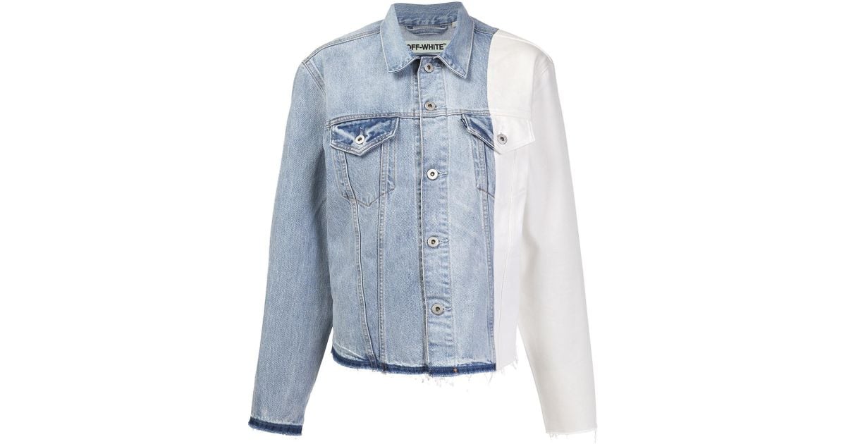 Off-White c/o Virgil Abloh X Levi's Made & Crafted Colour Block Denim  Jacket - Lyst