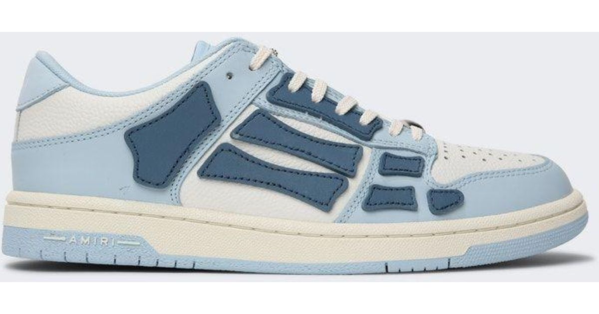 Amiri Skel Top Low Sneakers in Blue | Lyst