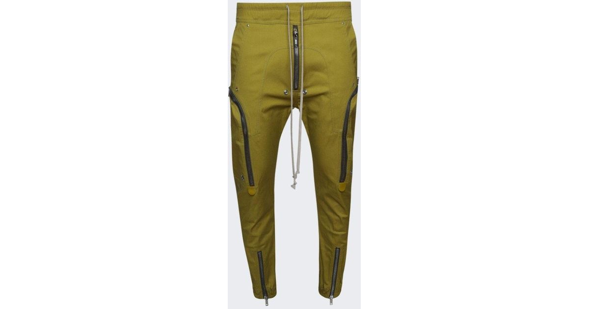Rick Owens Bauhaus Cargo Pants in Green for Men | Lyst