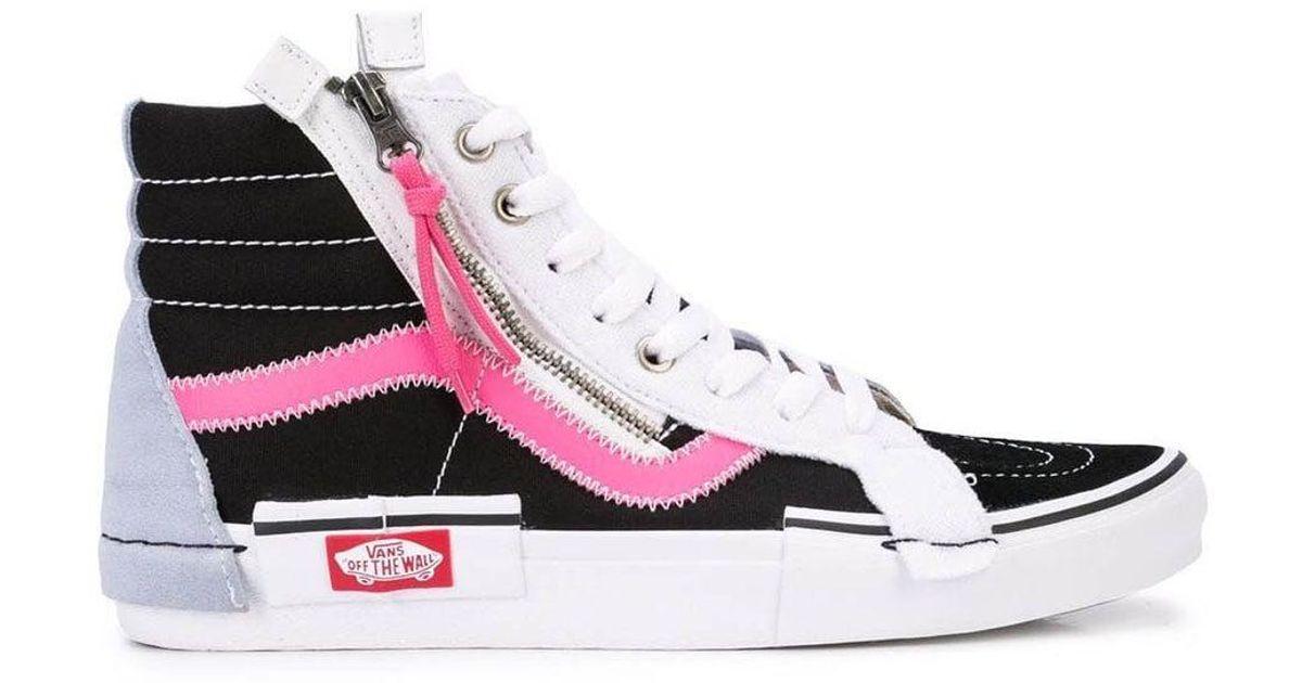 multicolor high top vans