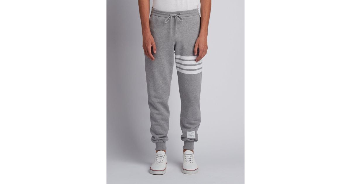 thom browne grey sweatpants