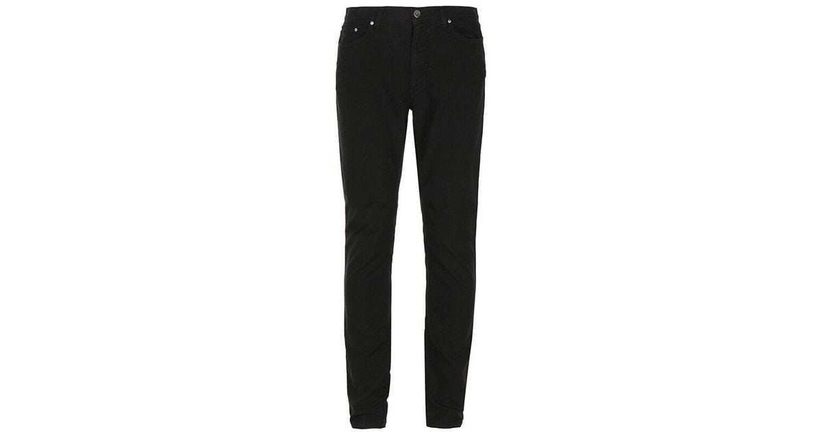 Versace Denim Versace Slim Fit Jeans in Black for Men - Lyst