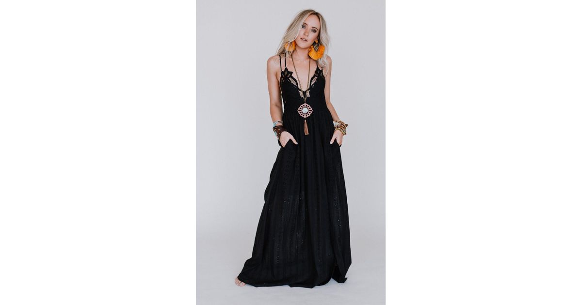 aranza lace bralette maxi dress