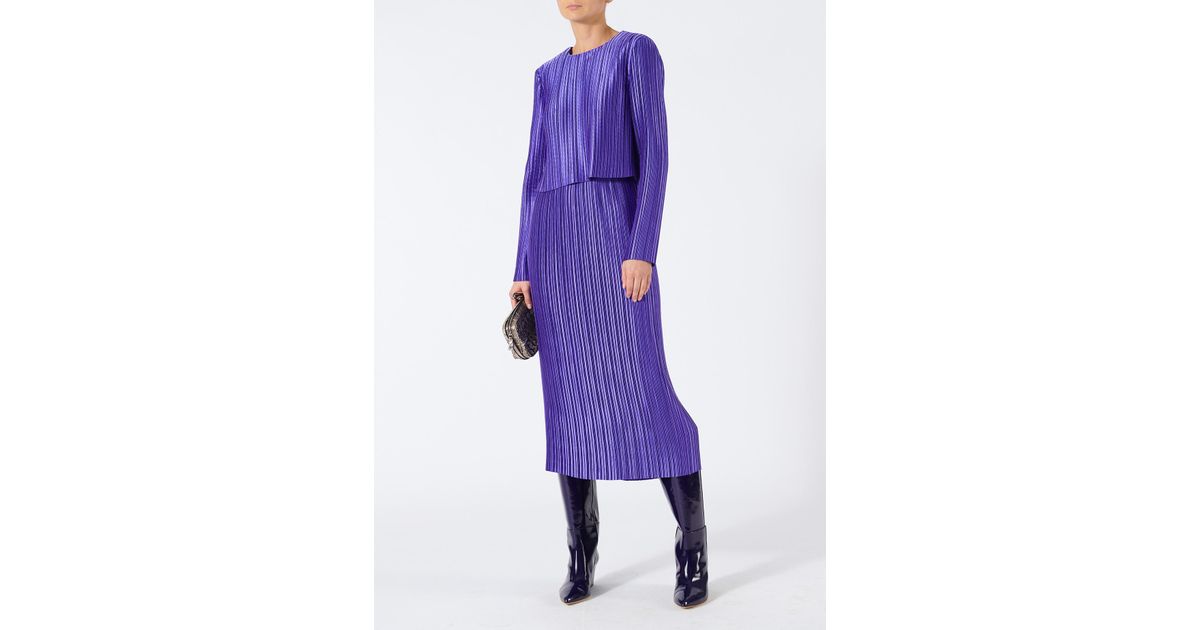 tibi plisse skirt