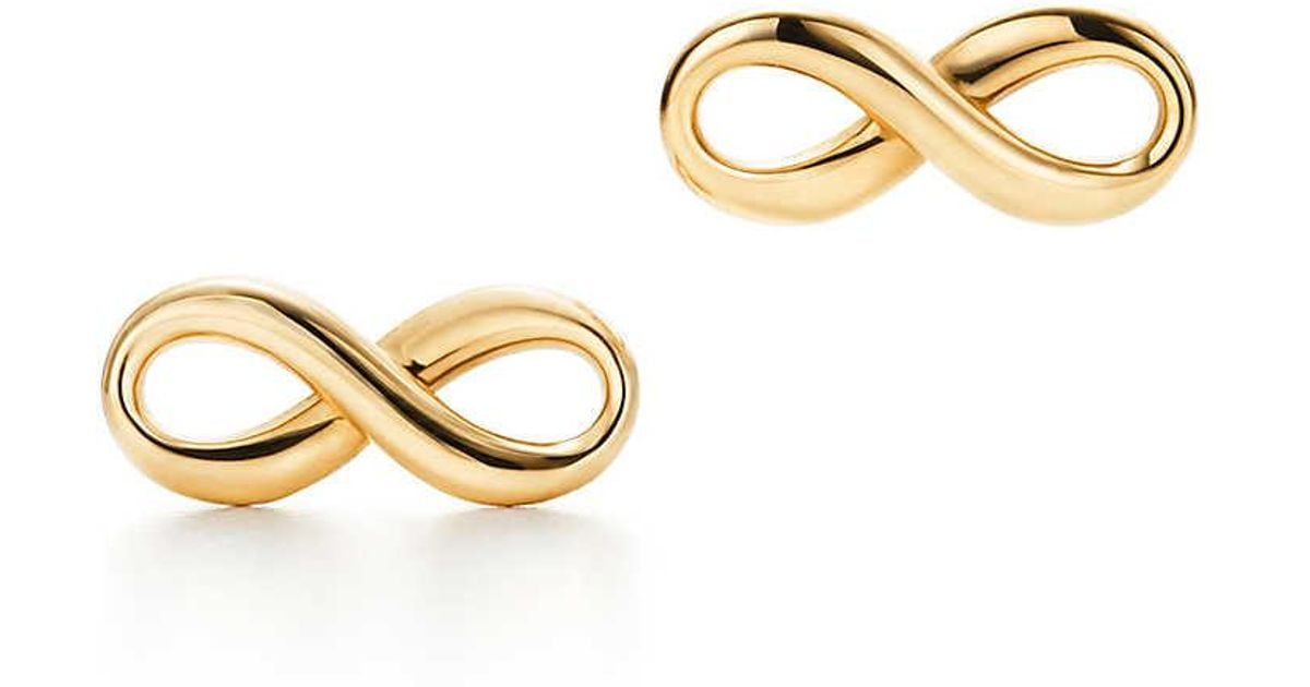 tiffany infinity earrings gold