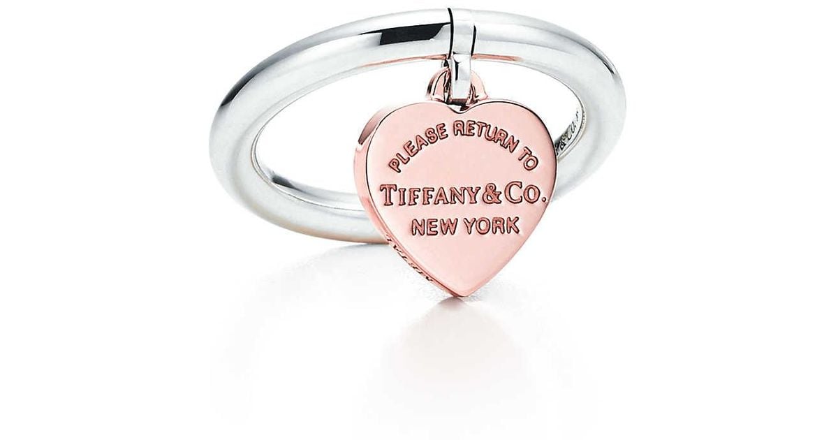 tiffany and co heart tag ring