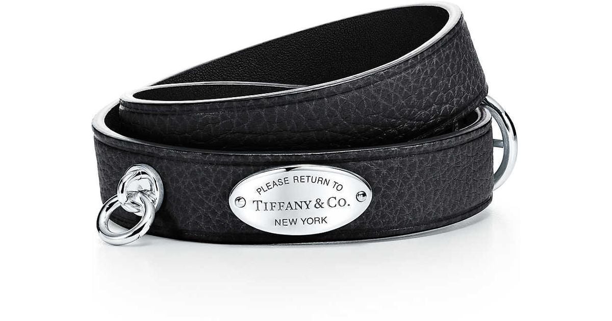 tiffany leather wrap bracelet
