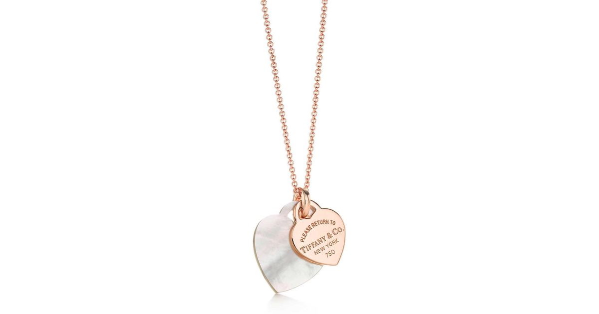mother of pearl tiffany necklace