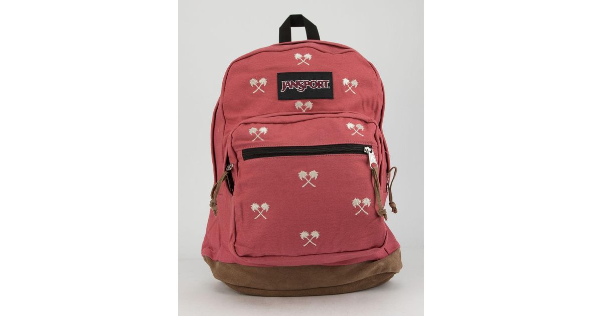 jansport palm leaf backpack