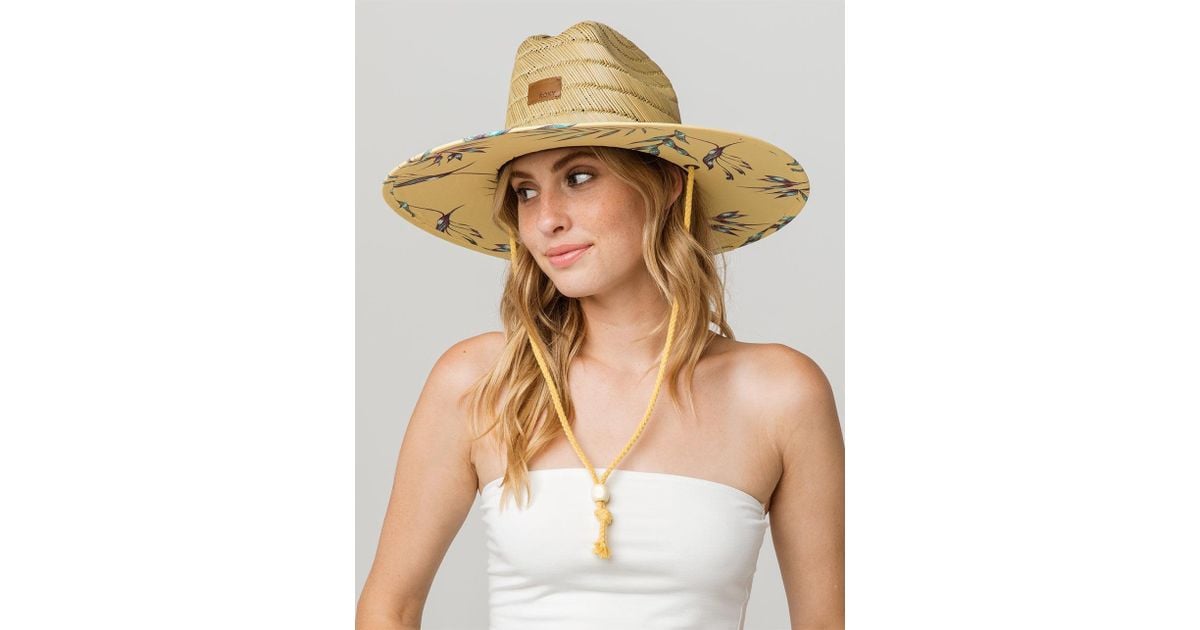 roxy tomboy straw womens lifeguard hat