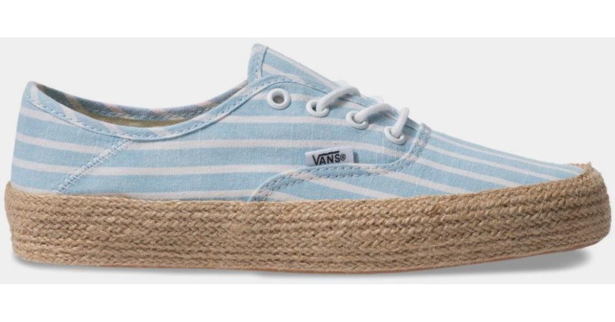 vans linen slip on espadrille