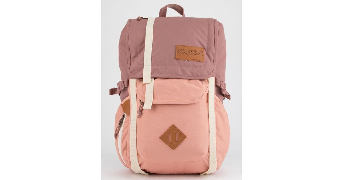 jansport hatchet mocha & muted clay backpack