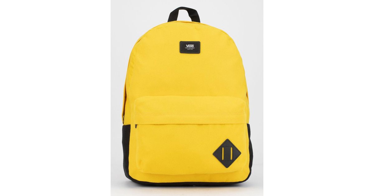 vans yellow bookbag