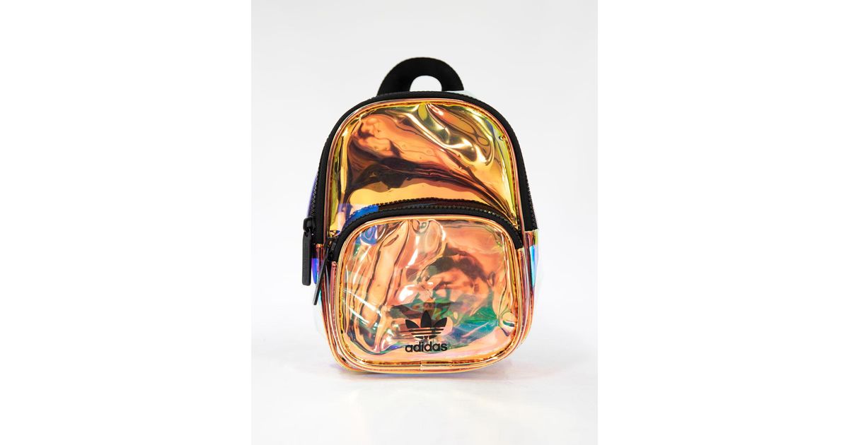 adidas originals mini iridescent backpack