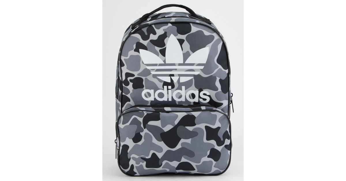 adidas black camo backpack