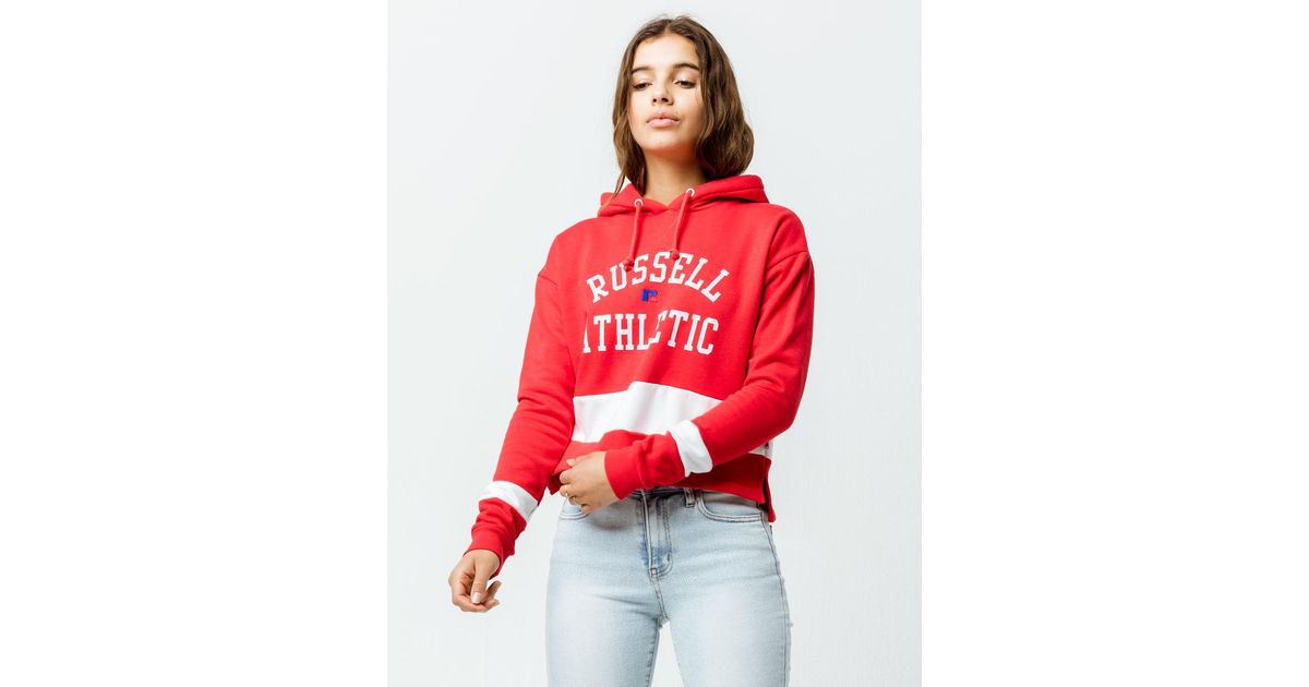 athletic crop hoodie