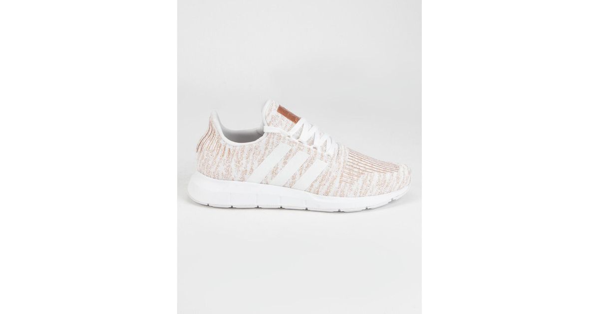 adidas white and rose gold sneakers