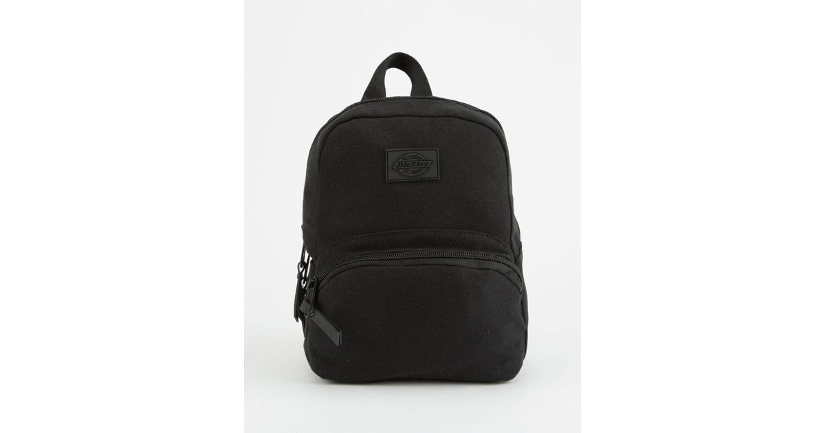 dickies black canvas backpack